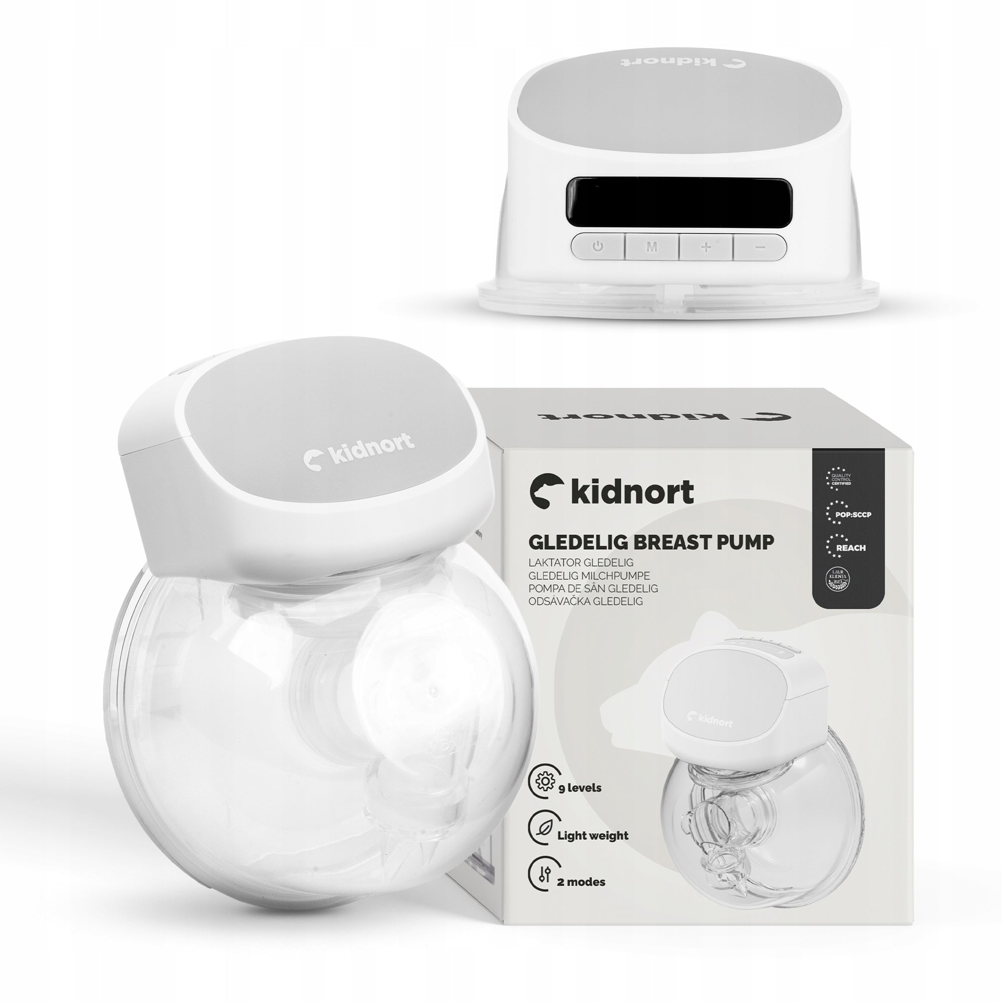 ELECTRIC BREAST PUMP GLEDELIG WIRELESS SINGLE 9 levels