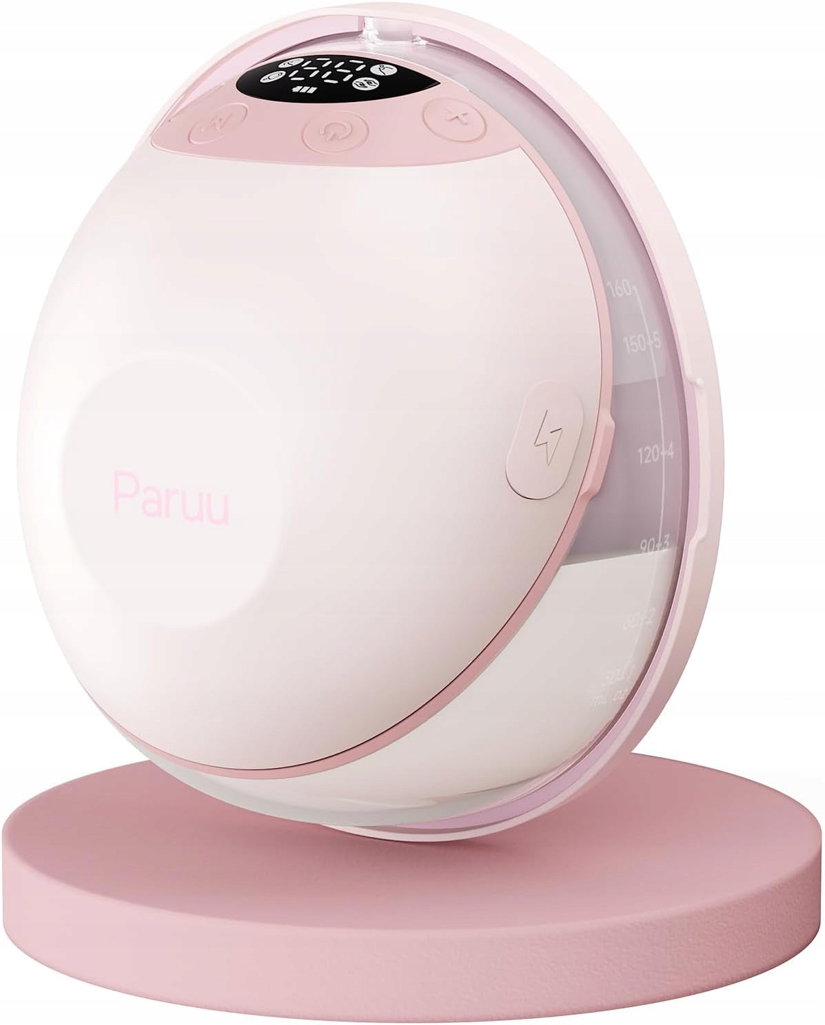 ELECTRIC BREAST PUMP PARUU P20 WIRELESS QUIET OPERATION PINK