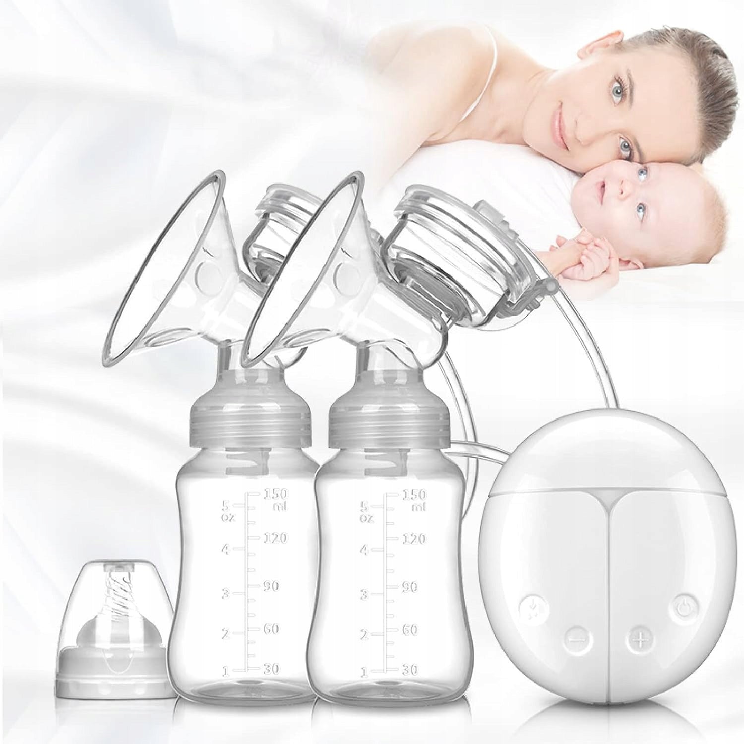 ELECTRIC BREAST PUMP TWO-PHASE WIRELESS TWO-PHASE BPAFREE USB FOR MOM