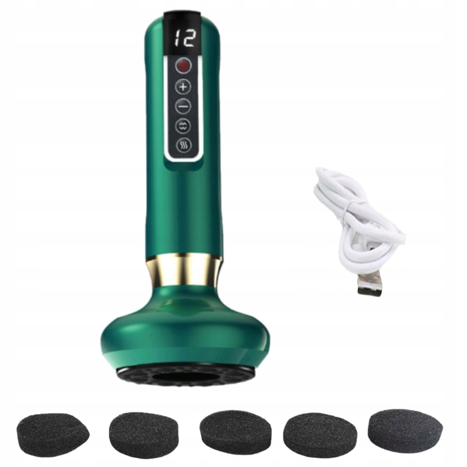ELECTRIC BUBBLE CHINESE ANTI-CELLULITE MASSAGER WARMING SPA GREEN