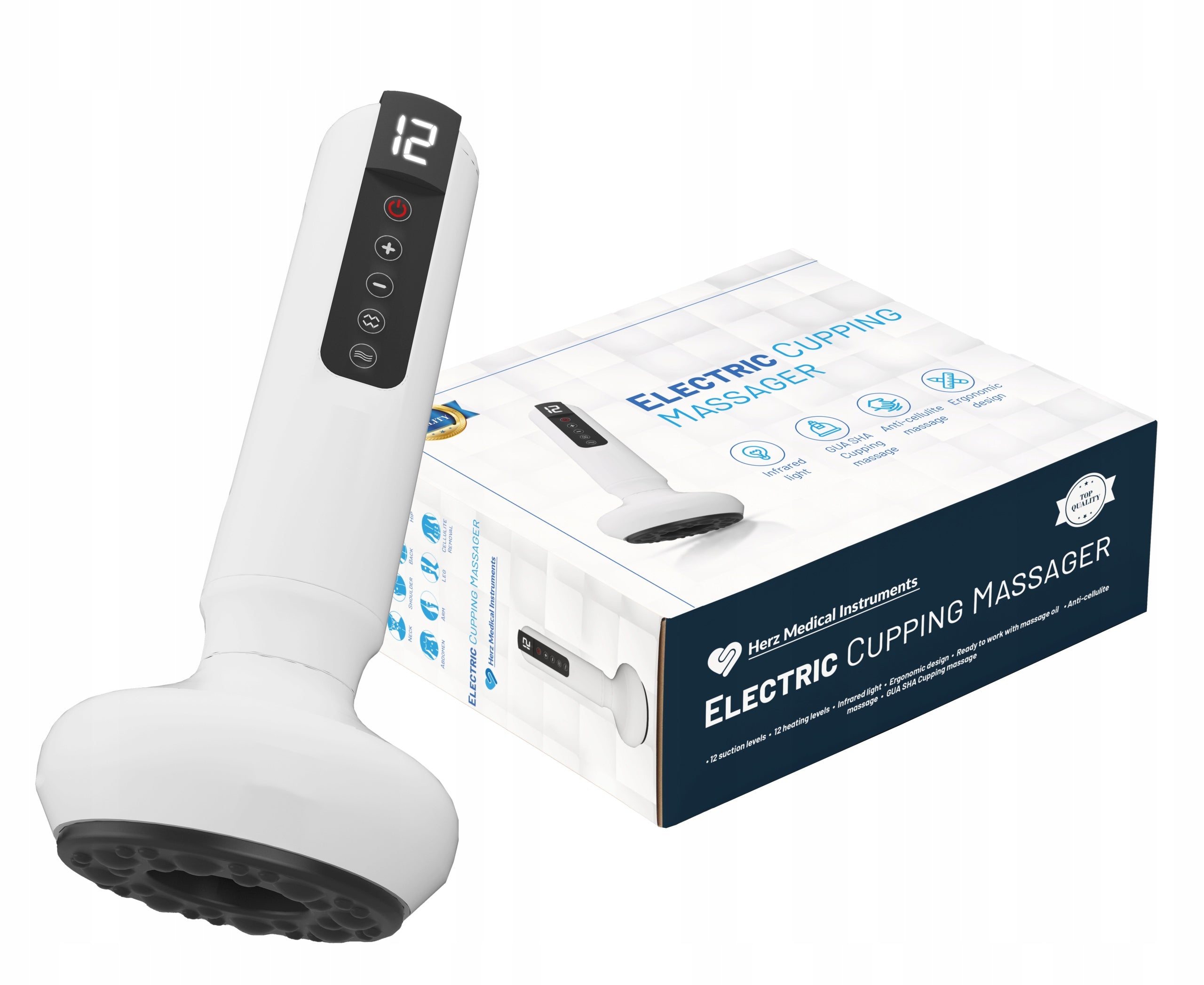 ELECTRIC BUBBLE CHINESE MASSAGER Wireless Anti-Cellulite Herz Brand Herz Medical Instruments