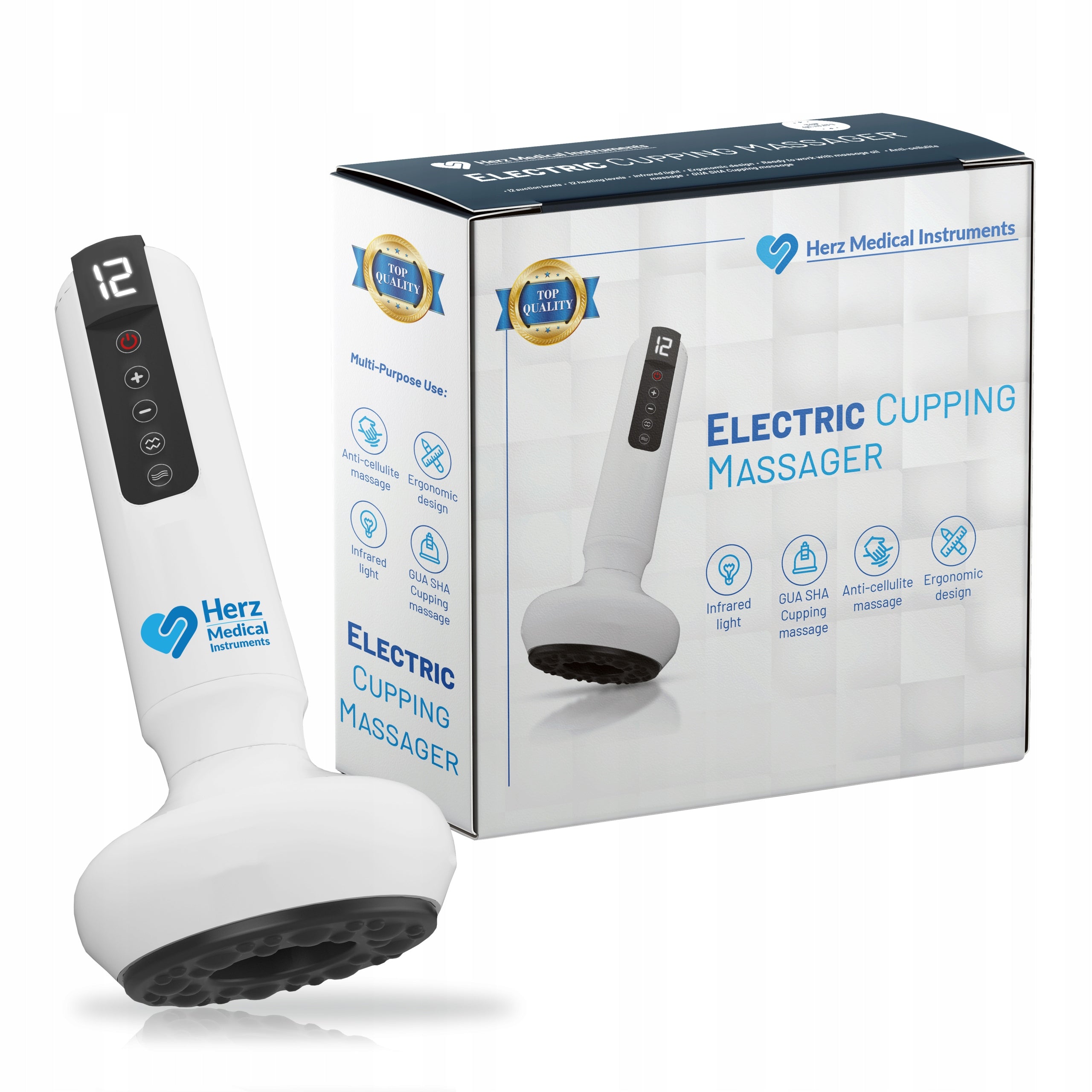 ELECTRIC BUBBLE CHINESE MASSAGER Wireless Anti-Cellulite Herz
