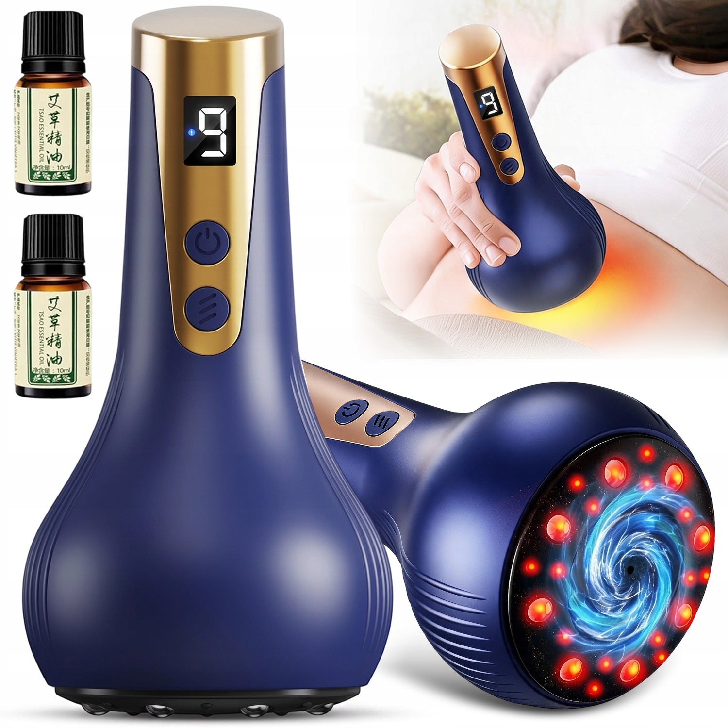ELECTRIC BUBBLE CHINESE WIRELESS ANTI-CELLULITE MASSAGER 9 LEVELS
