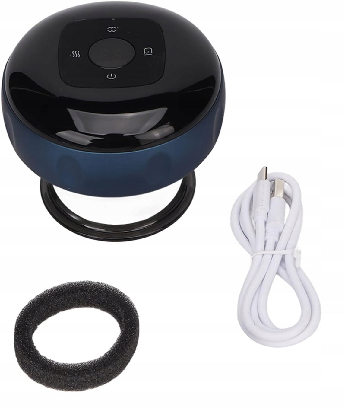 ELECTRIC BUBBLE MASSAGER VACUUM THERAPY WITH HEAT LIGHT