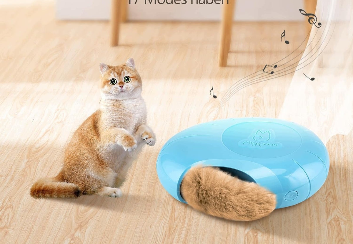 ELECTRIC CAT TOY MIGIPAWS INTERACTIVE TAIL WITH CATNIP Brand no brand