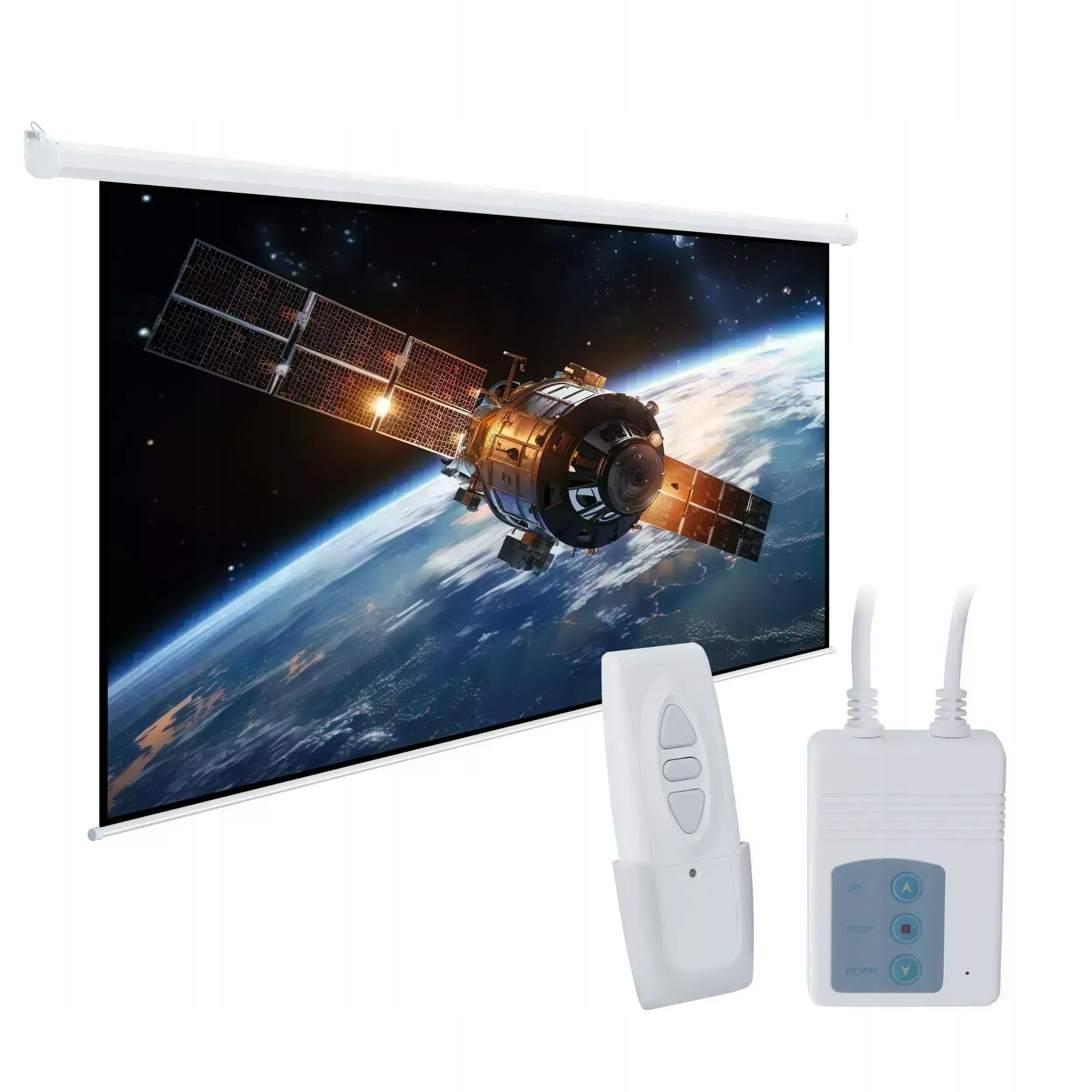 ELECTRIC CEILING PROJECTOR PROJECTION SCREEN 150 inches 16:9 187x332 Manufacturer code ERA E150 16:9