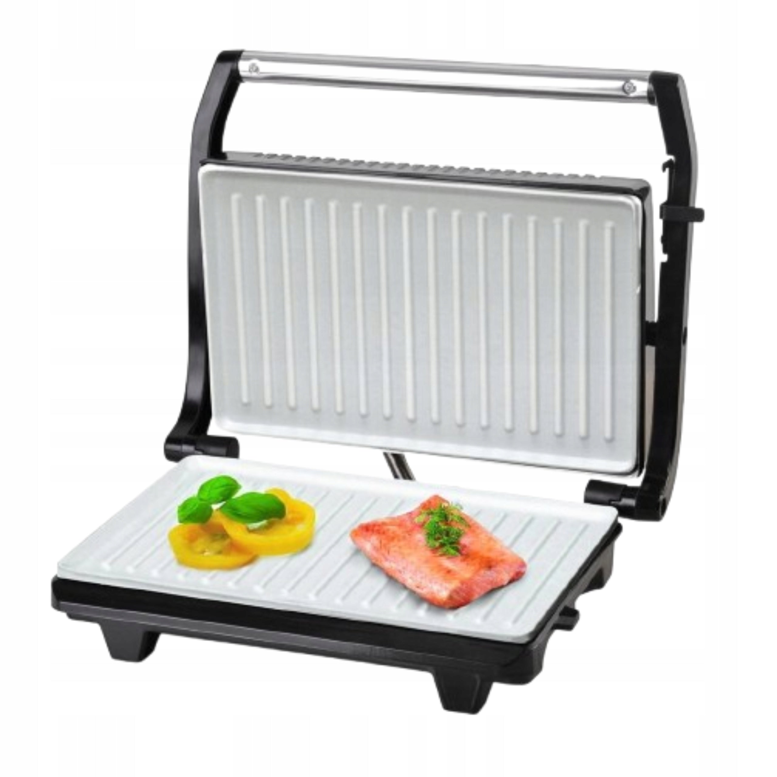 ELECTRIC CERAMIC GRILL FOLDING PANINI TOASTER FOLDING Power rating 750 W