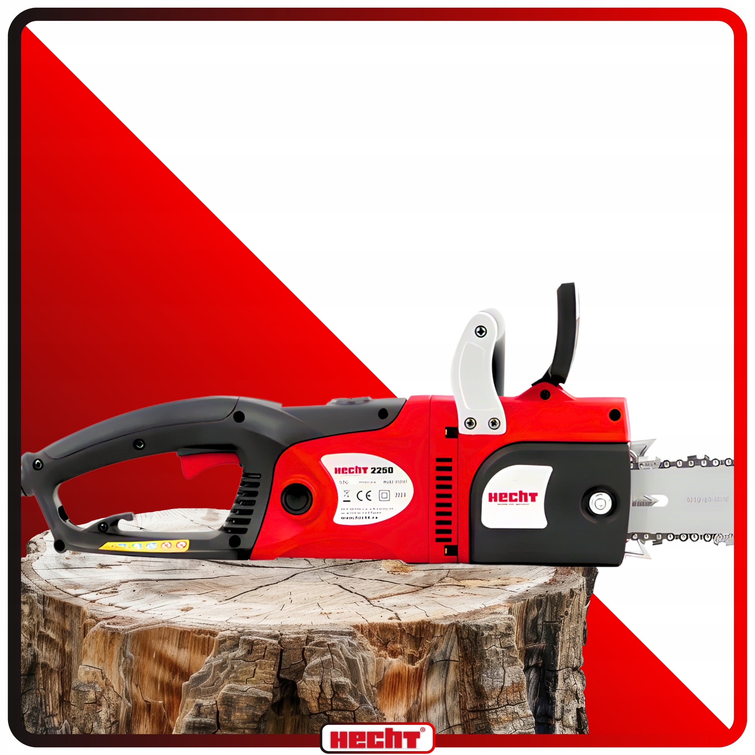 ELECTRIC CHAINSAW HECHT 2260 POWER 2400W CHAIN GUIDE Series 2260
