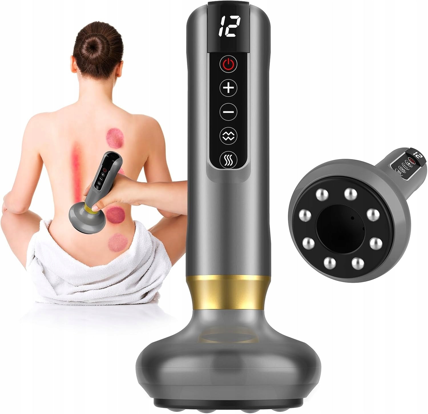 ELECTRIC CHINESE BUBBLE 12 LEVELS RECHARGEABLE ANTI-CELLULITE