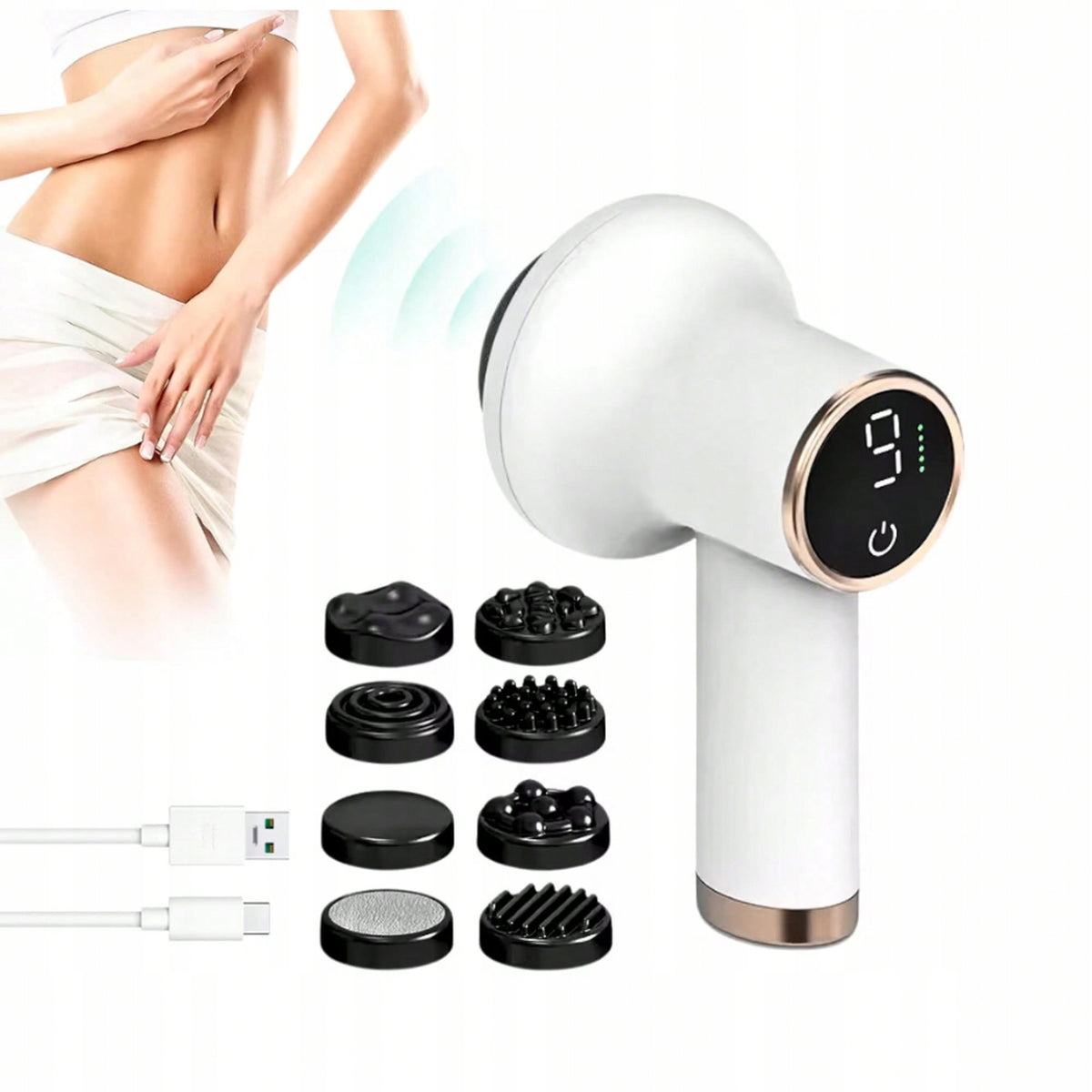 ELECTRIC CHINESE CUPPING DEVICE CORDLESS ANTI-CELLULITE VACUUM MASSAGER Manufacturer code Przenośny masażer ręczny
