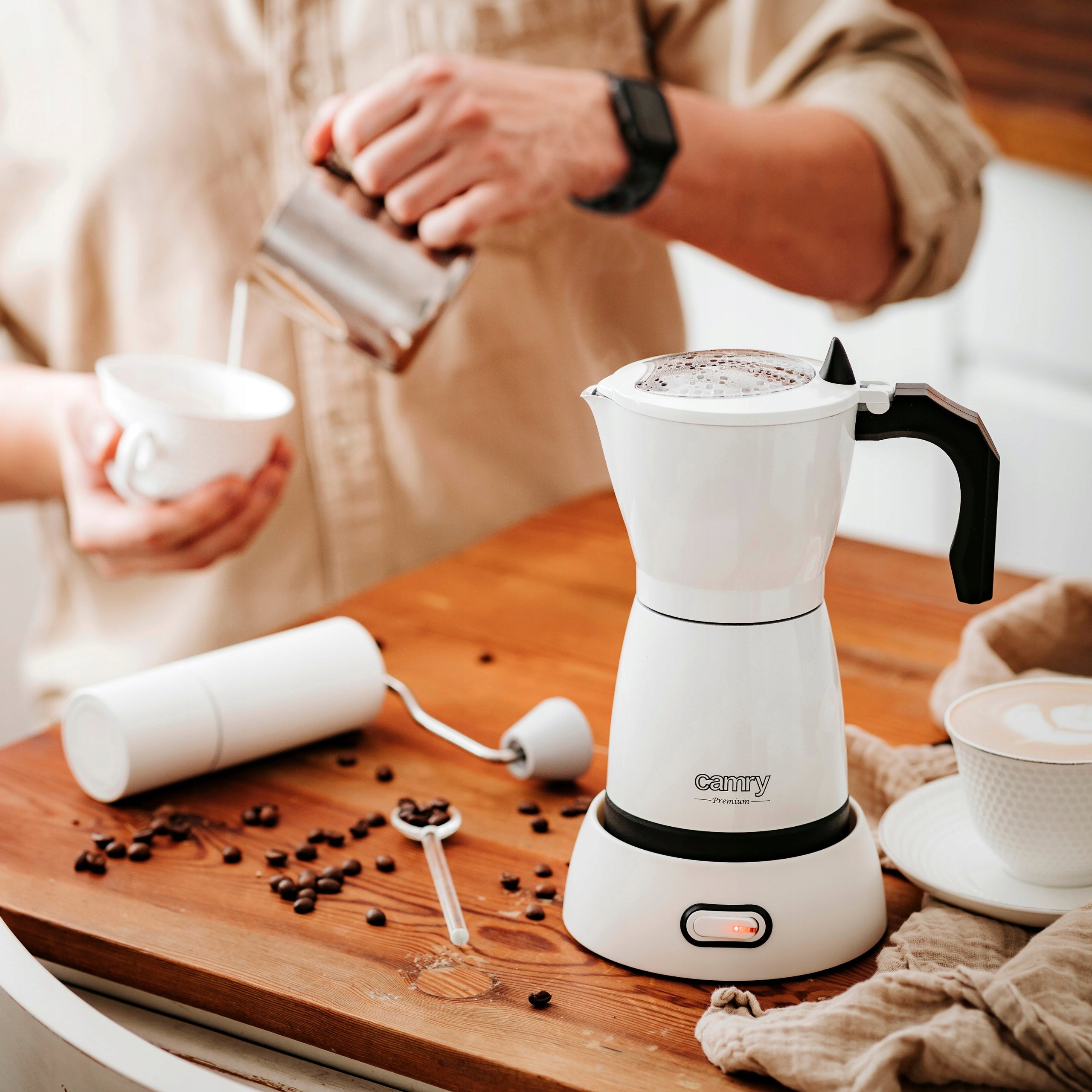 ELECTRIC COFFEE MAKER 300ml 6 CUPS MOCHA ESPRESSO COFFEE MAKER Type electric