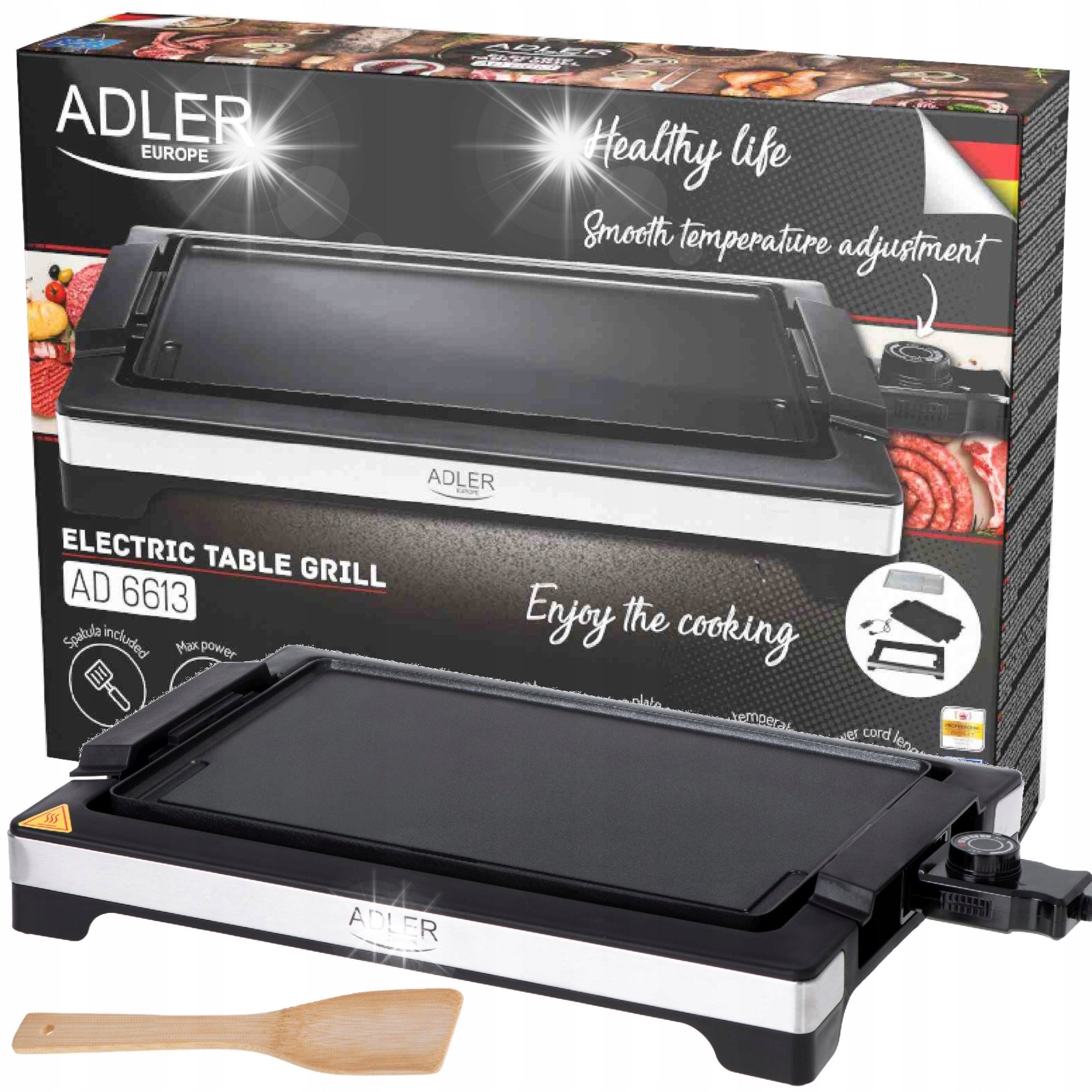 ELECTRIC CONTACT GRILL 3000W ADLER