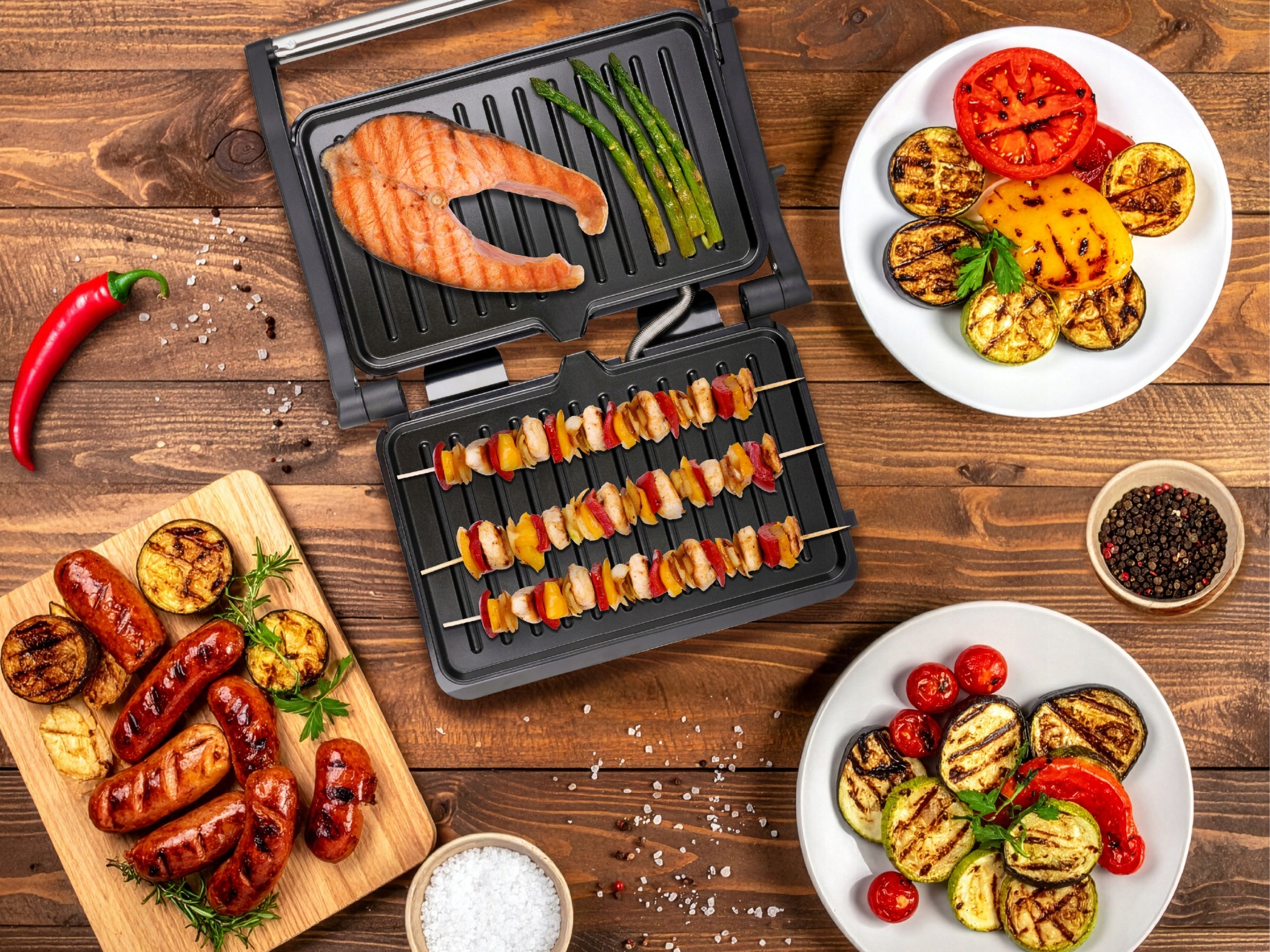 ELECTRIC CONTACT GRILL GK110 ELDOM 1000W FLAT Brand no brand