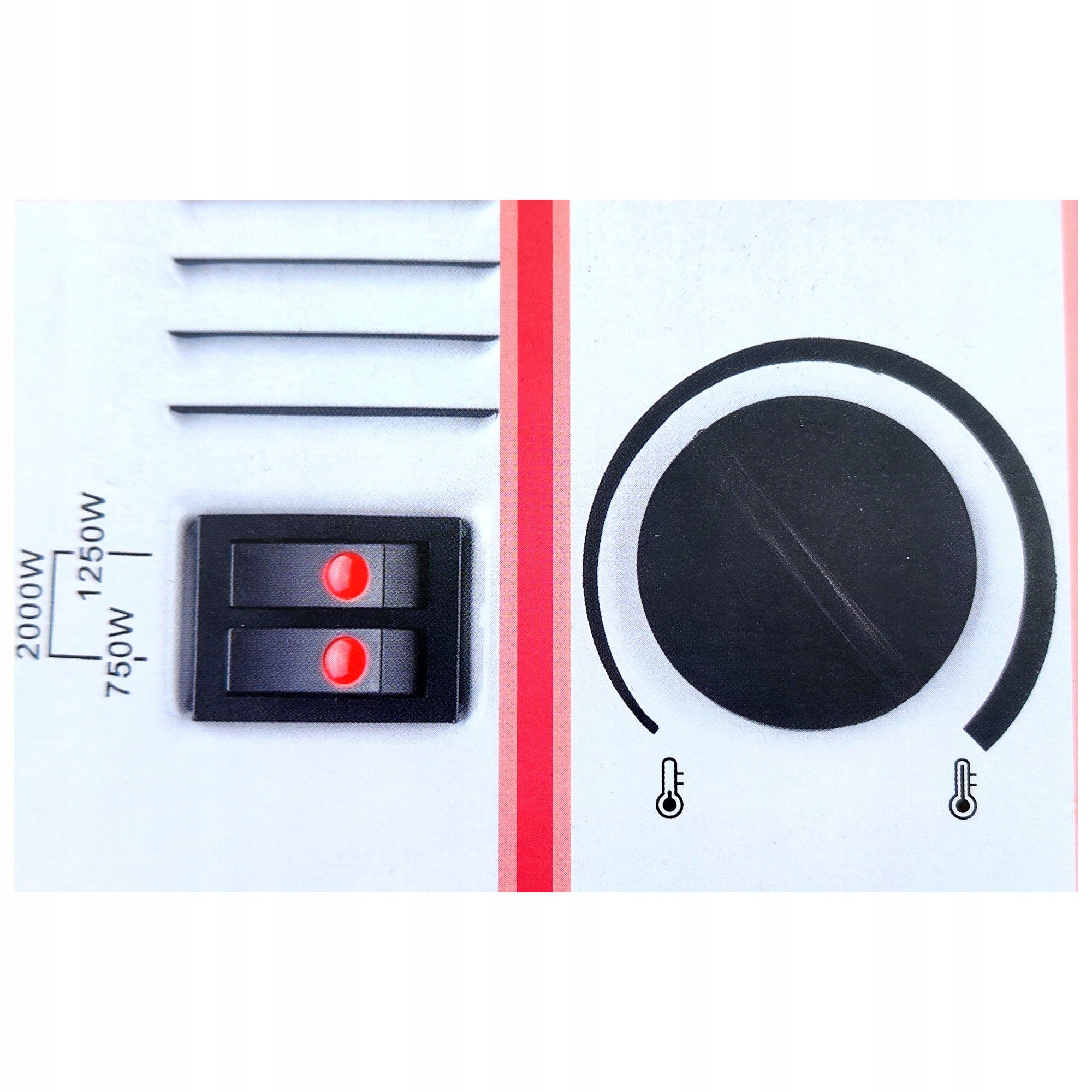 ELECTRIC CONVECTOR HEATER APRON 2000W SWITCH ON THERMOSTAT Manufacturer code 425869-2301