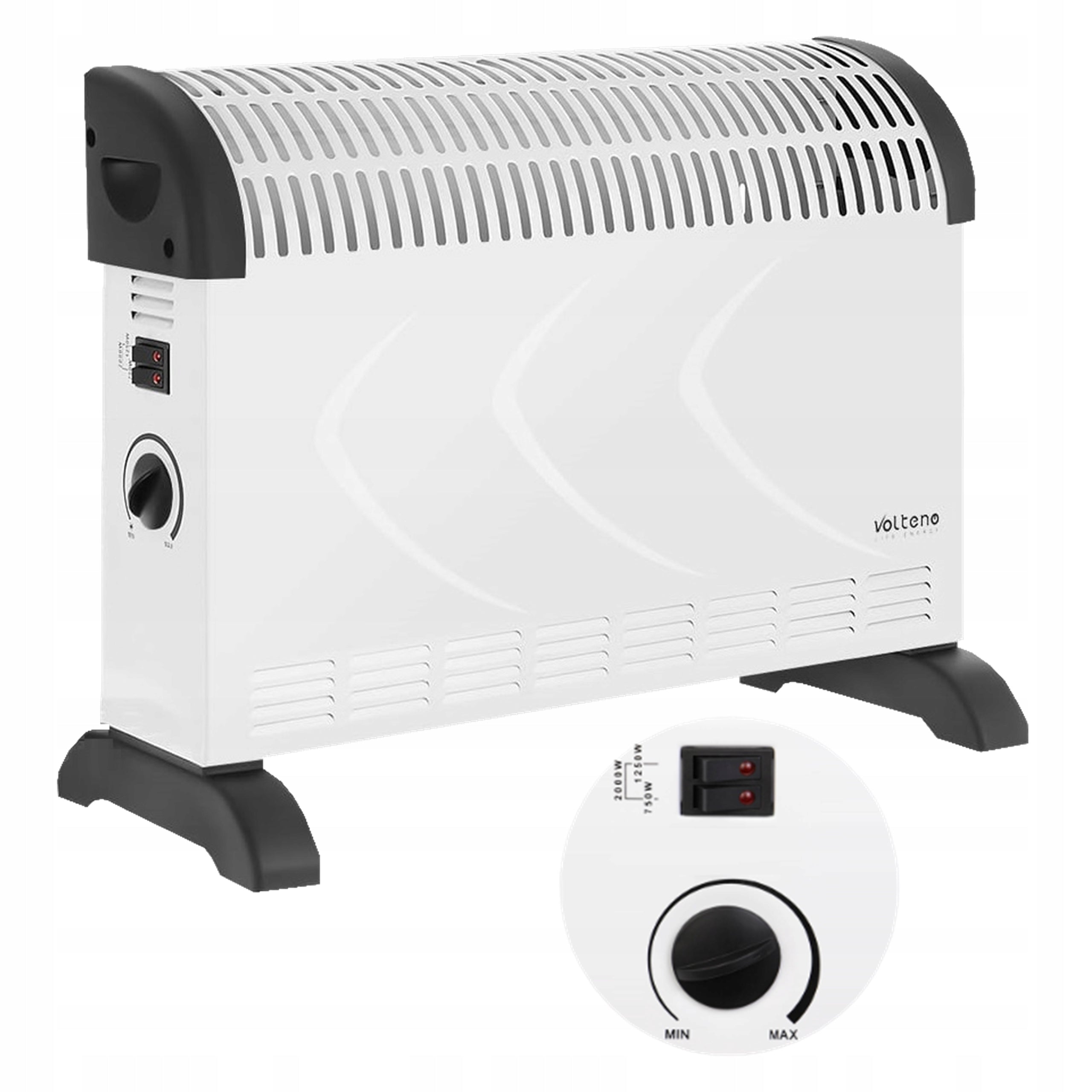 ELECTRIC CONVECTOR HEATER FARELKA THERMOSTAT 2000W ENERGY SAVING