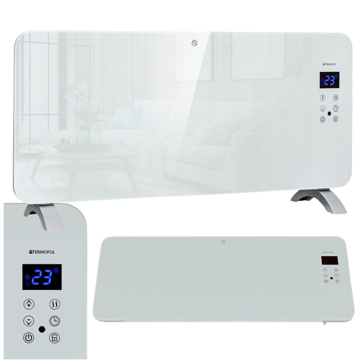 ELECTRIC CONVECTOR HEATER PORTABLE WALL TERMOFOL 2000W EAN (GTIN) 5907599604464