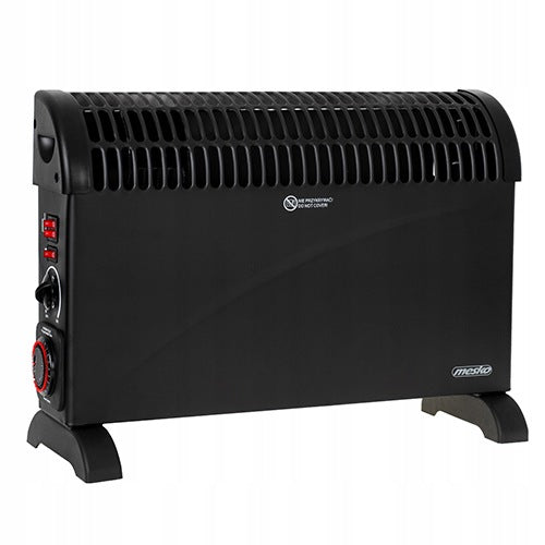 ELECTRIC CONVECTOR HEATER TURBO AIR SUPPLY 2000W THERMOSTAT TIMER BLK Packaging status original