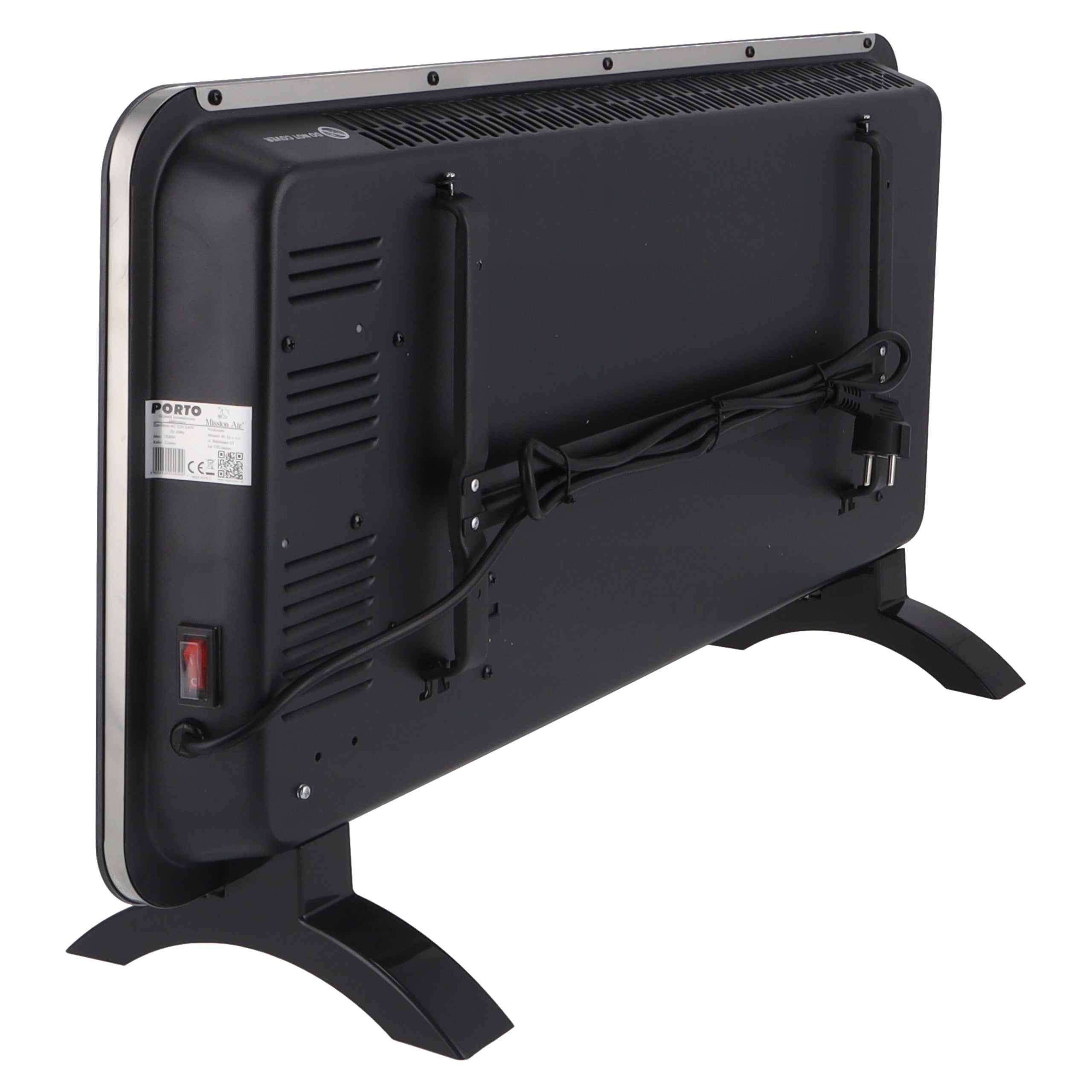ELECTRIC CONVECTOR RADIATOR GLASS PANEL energy-saving 1500W WiFi Manufacturer code PORTO 1500W Czarny