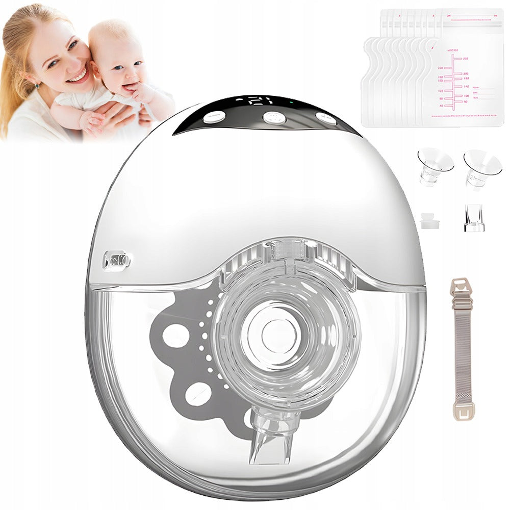 ELECTRIC CORDLESS SHELL BREAST PUMP 4 MODES 12 LEVELS MASSAGE
