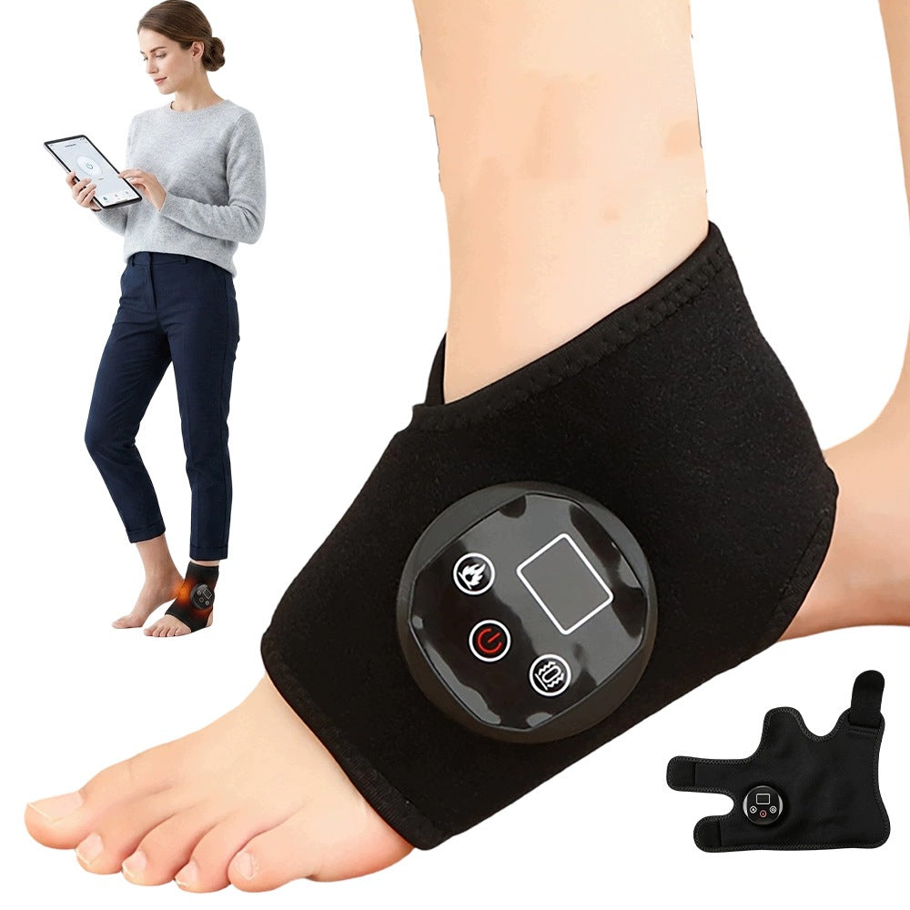 ELECTRIC CUBE MASSAGER WITH HEATING LED ADJUSTMENT BLACK