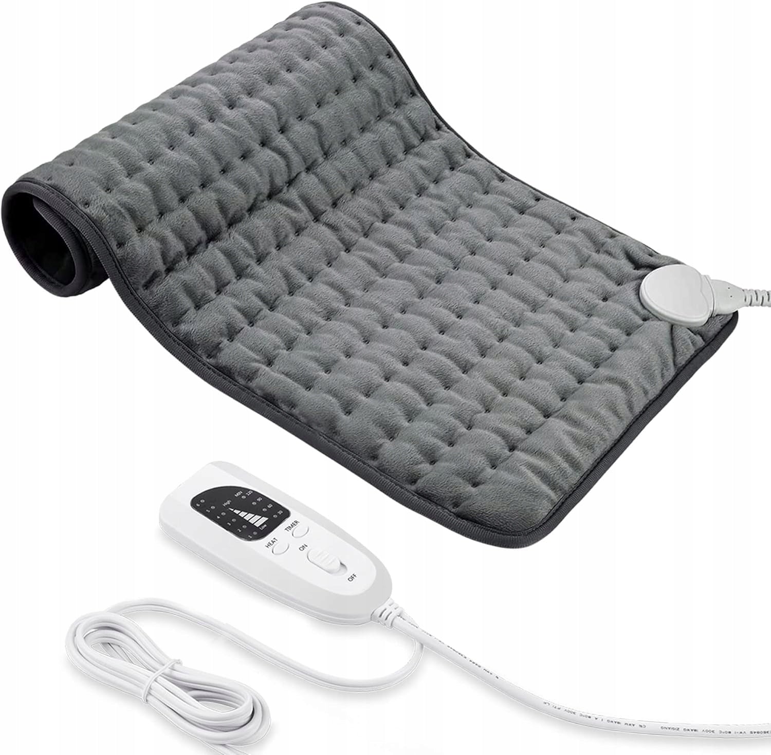 ELECTRIC CUSHION 100X50CM 6 DEGREES AUTO OFF GREY