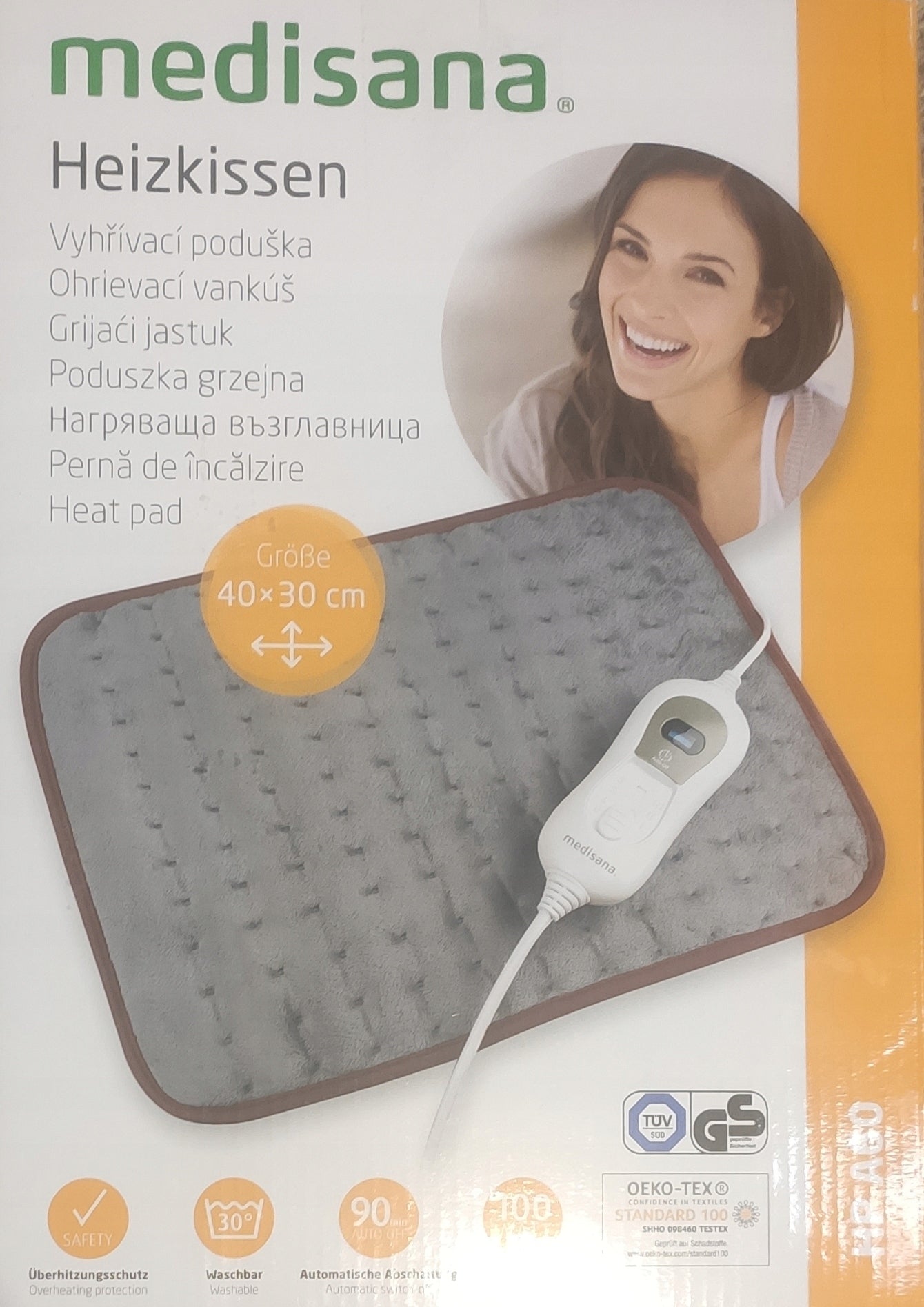 ELECTRIC CUSHION MEDISANA HP-A60 GREY 100 W