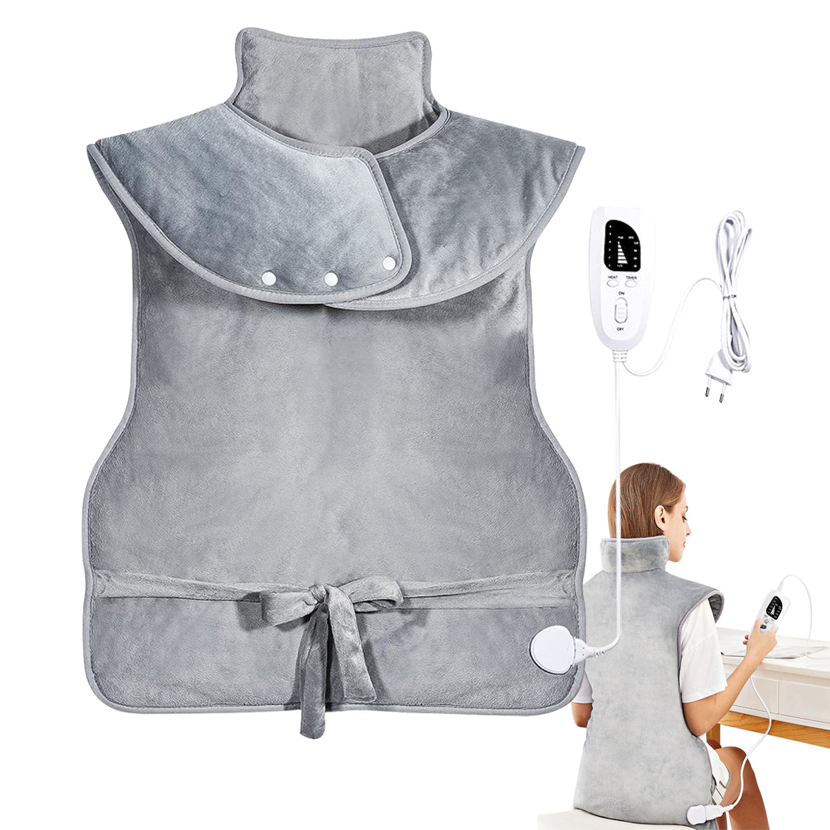ELECTRIC CUSHION WARMING BLANKET ACHING JOINTS BACK MUSCLES