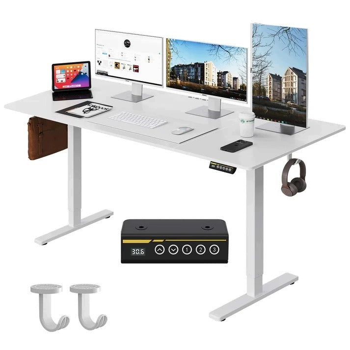 ELECTRIC DESK 100X60 ADJUSTABLE RAISED HEIGHT ADJUSTMENT 72-117