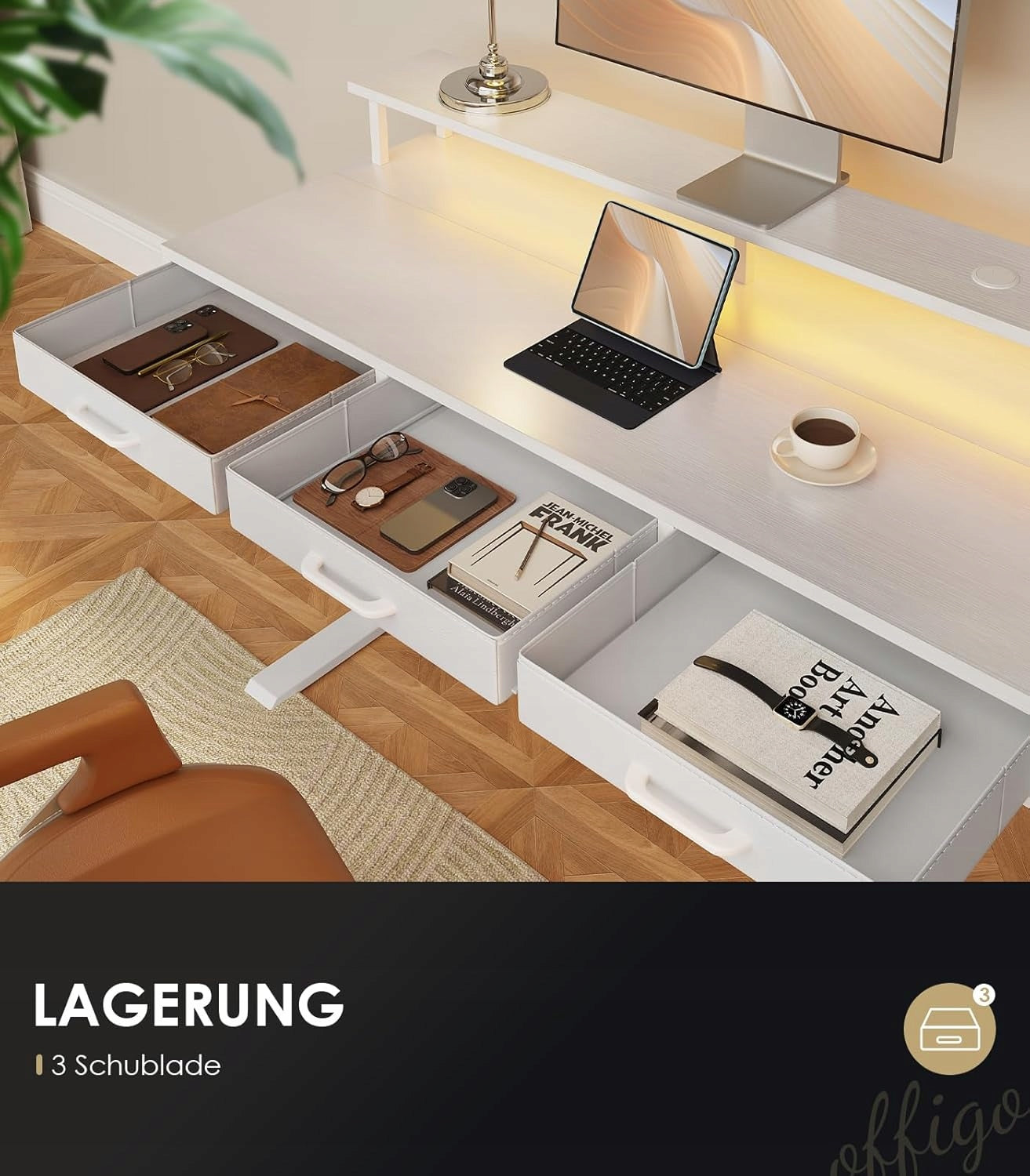 ELECTRIC DESK ADJUSTABLE 3 DRAWERS ELEGANT HOME OFFICE WORK Manufacturer code BIURKO ELEKTRYCZNE REGULOWANA WYSOKOŚC