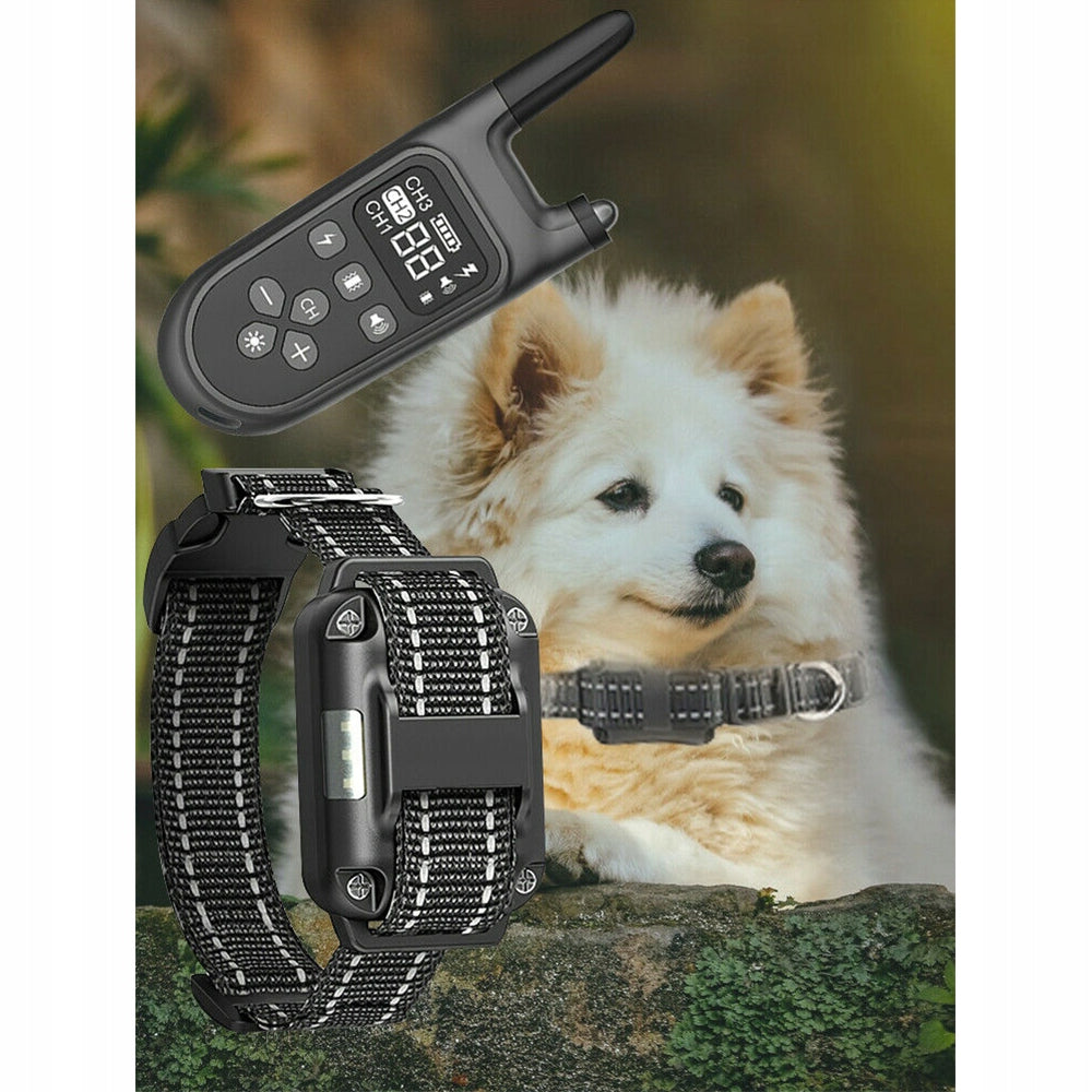 ELECTRIC DOG COLLAR TRAINING TRAINER 800M WITH REMOTE CONTROL WATERPROOF USB Manufacturer code PT074255