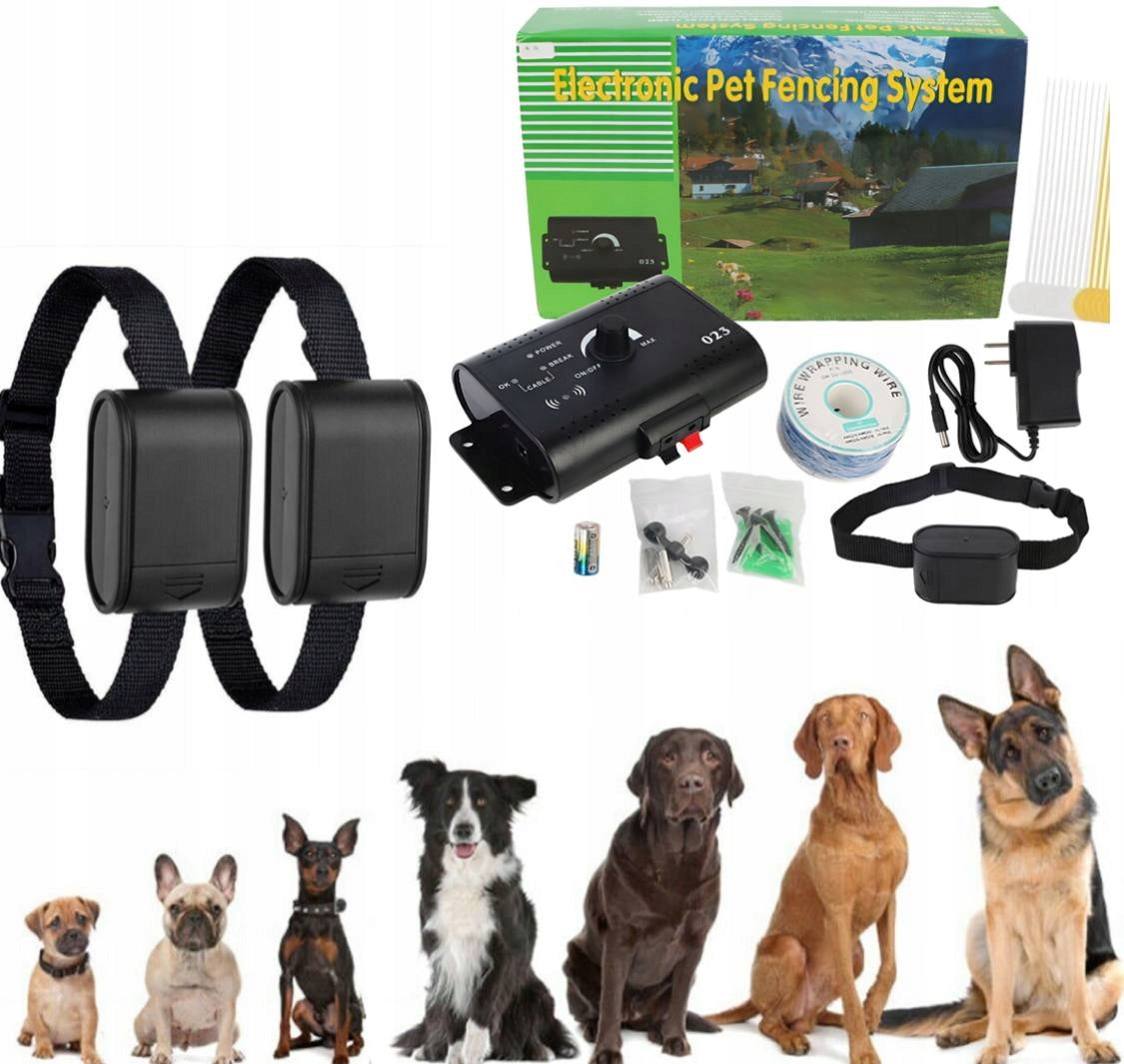ELECTRIC DOG SHEPHERD FENCE SYSTEM 300M CABLE PULSE ADJUSTMENT