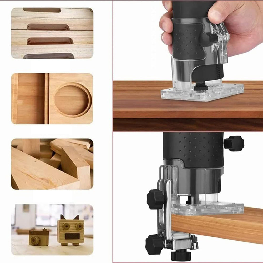 ELECTRIC EDGE MILLING MACHINE 800W SPINDLE MILLING MACHINE WITH 15 CUTTER Packaging status original