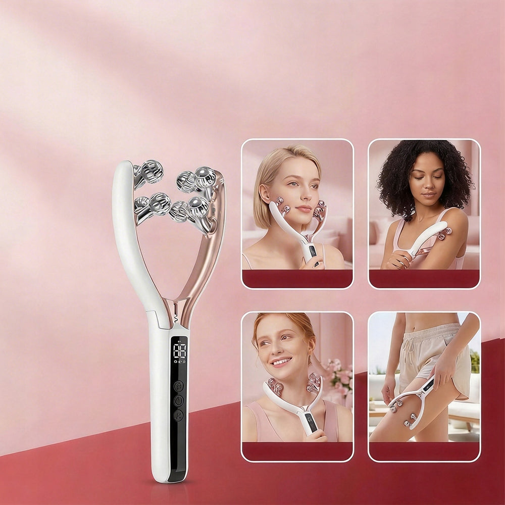 ELECTRIC FACE MASSAGER USB ROLLER CORDLESS Kind face