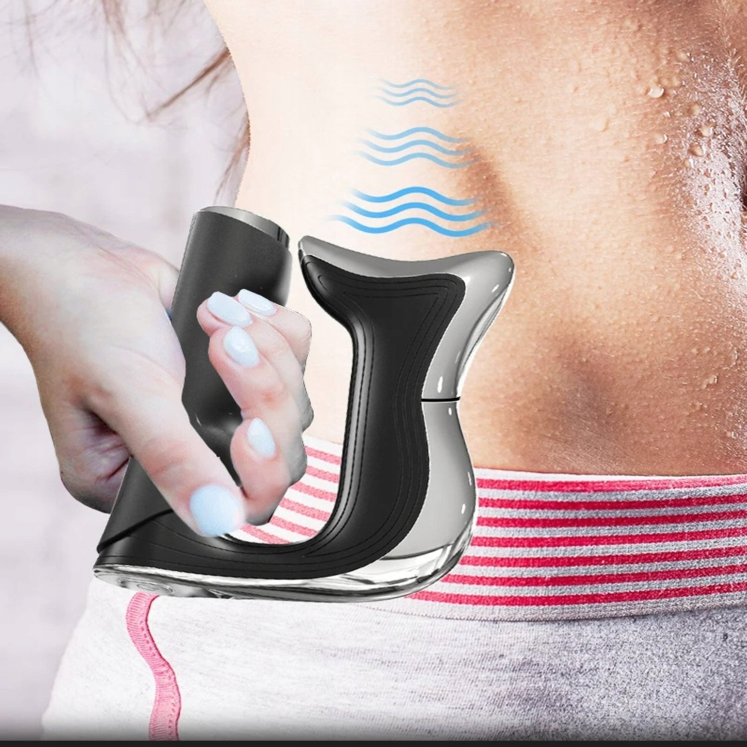 ELECTRIC FASCIA MUSCLE MASSAGER Guasha Scraper WITH MICROCURRENT VIBRATION Brand no brand