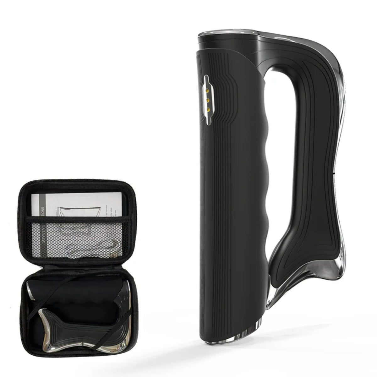 ELECTRIC FASCIA MUSCLE MASSAGER Guasha Scraper WITH MICROCURRENT VIBRATION Manufacturer code STYMULATOR MIĘŚNI MASAŻER DO CIAŁĄ PLECÓW