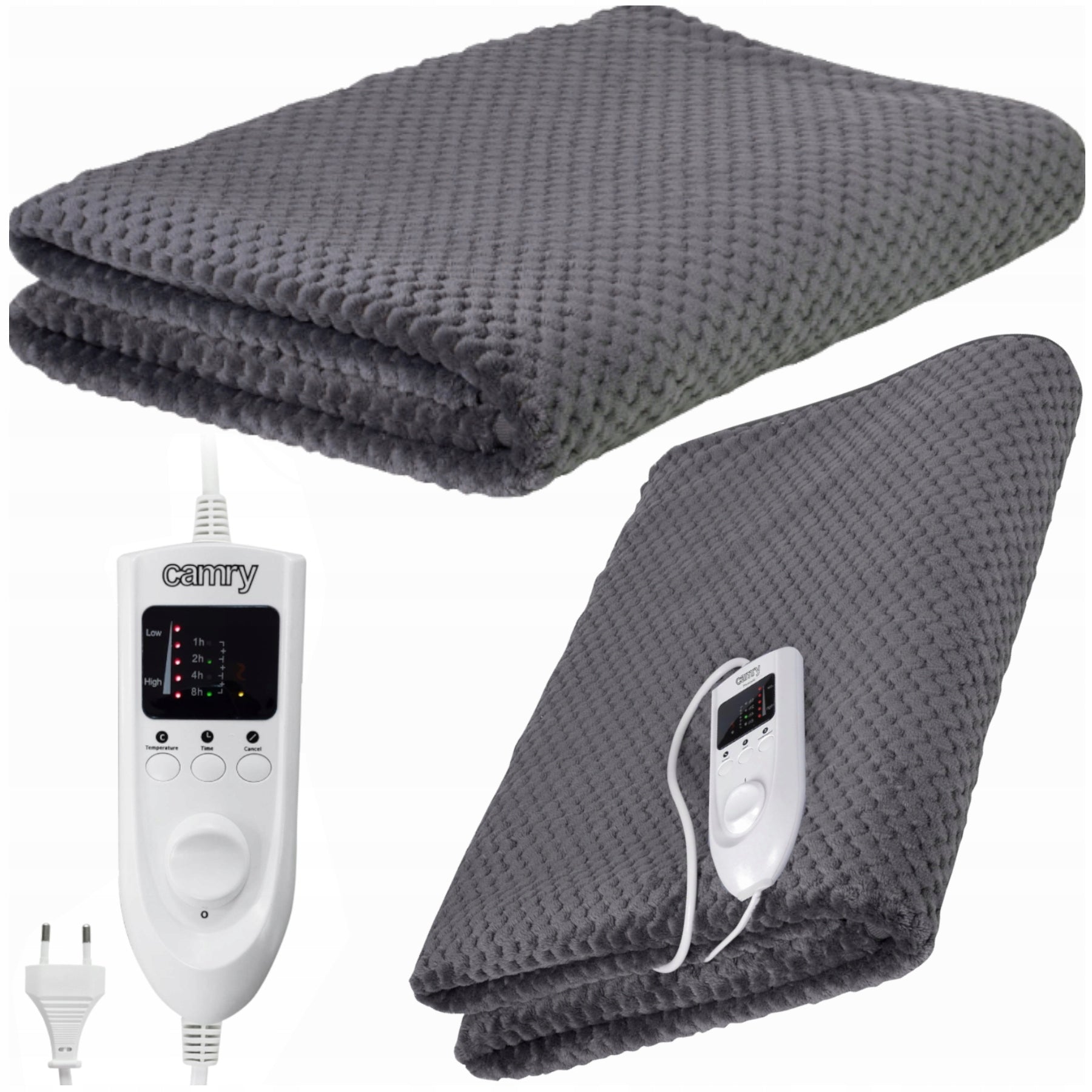 ELECTRIC FLEECE BLANKET SOFT AND ROBUST REMOTE CONTROL 5 HEATING MODES