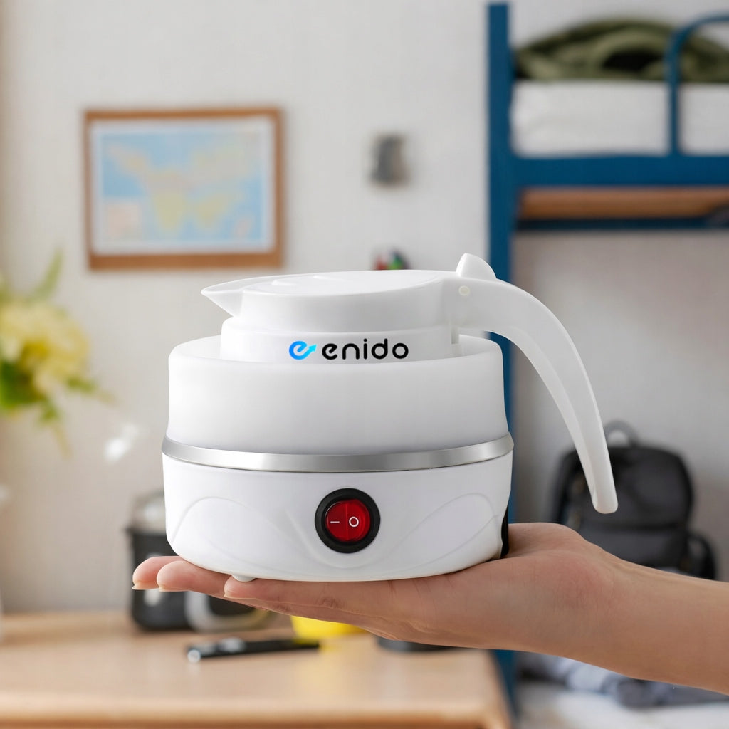 ELECTRIC FOLDING KETTLE SILICONE 0,6L 600W TRAVEL TOURIST Manufacturer code PK-4218