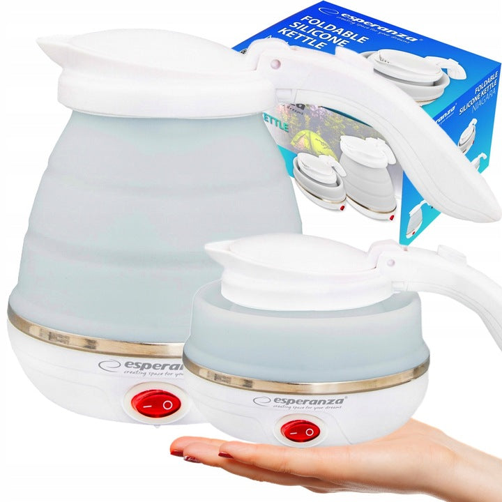 ELECTRIC FOLDING KETTLE TOURIST SILICONE 0,5L 750W FOR TRAVEL
