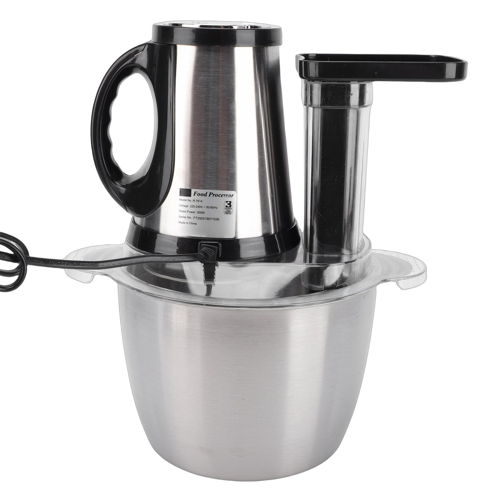 ELECTRIC FOOD PROCESSOR 300W 3L ELECTRIC VEGETABLE CHOPPER WITH 74