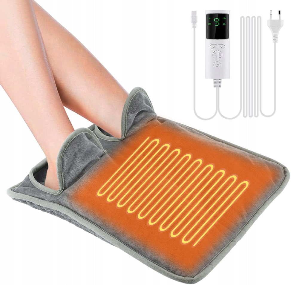 ELECTRIC FOOT HEATER 9 TEMPERATURE LEVELS 4 TIME SETTINGS