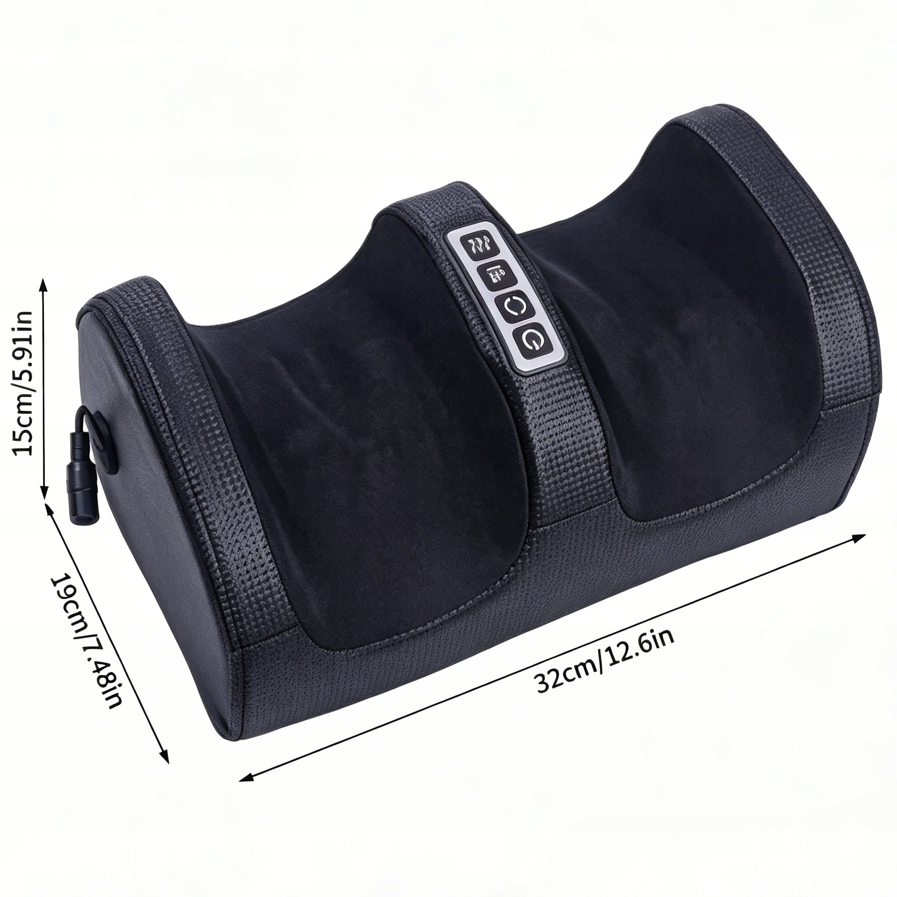 ELECTRIC FOOT MASSAGER WITH HEATING LEG RELAXATION DAY, BLACK Manufacturer code Foot Massager - Black