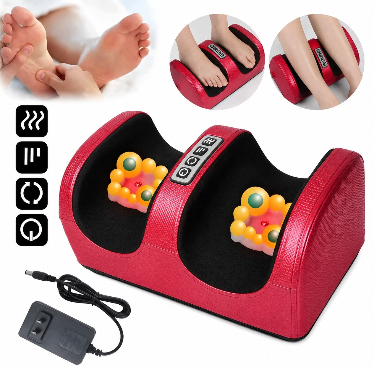 ELECTRIC FOOT MASSAGER WITH HEATING LEG RELAXATION MOTHER'S DAY