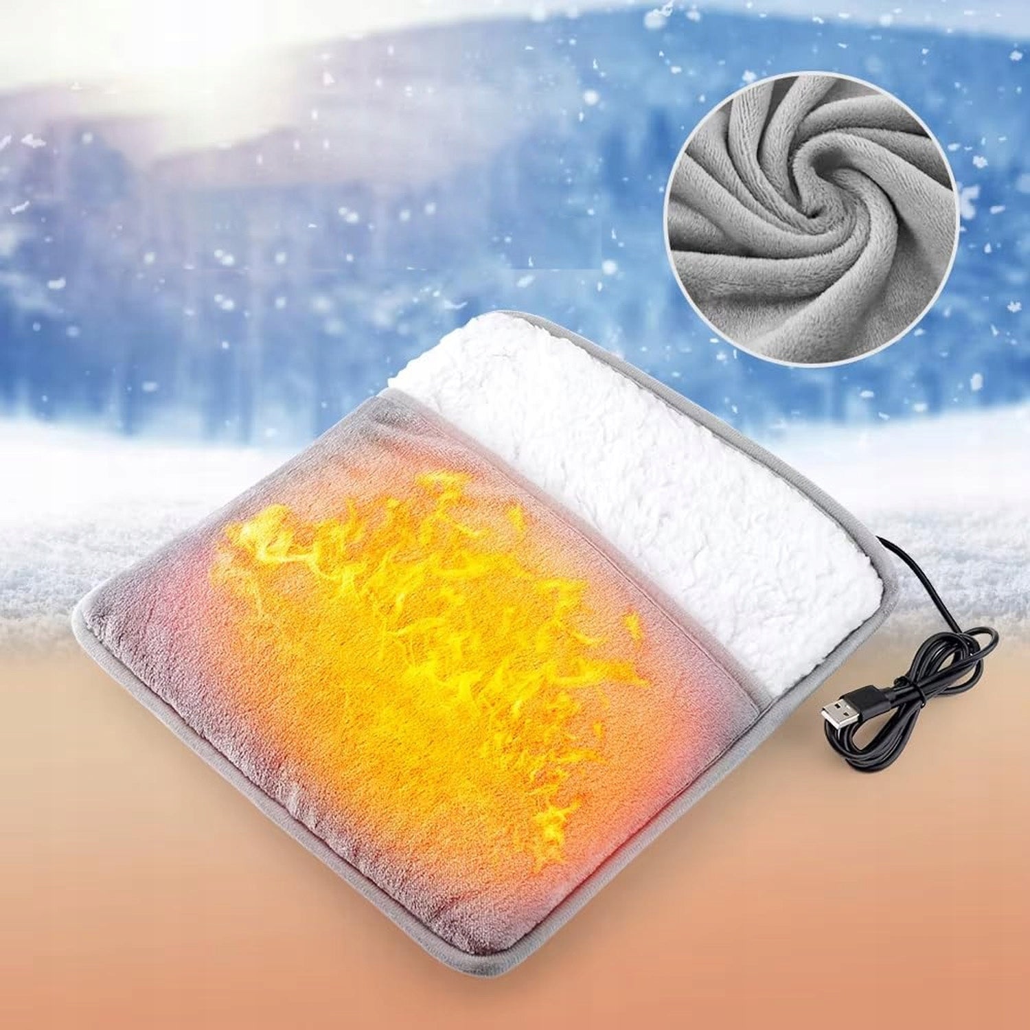 ELECTRIC FOOT WARMER ELECTRIC SHOE SOFT USB WARMER Medical device no