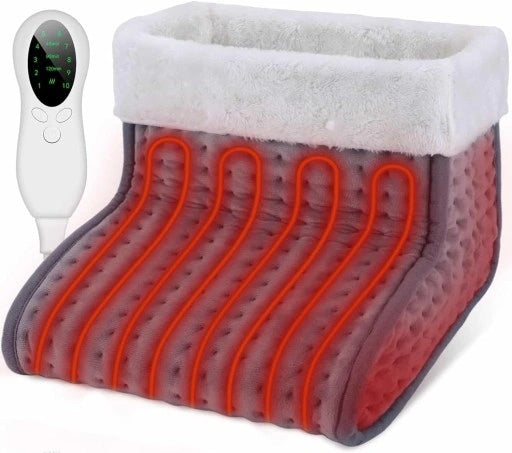 ELECTRIC FOOT WARMER WITH REMOTE CONTROL,Grey,XGETOP Medical device no