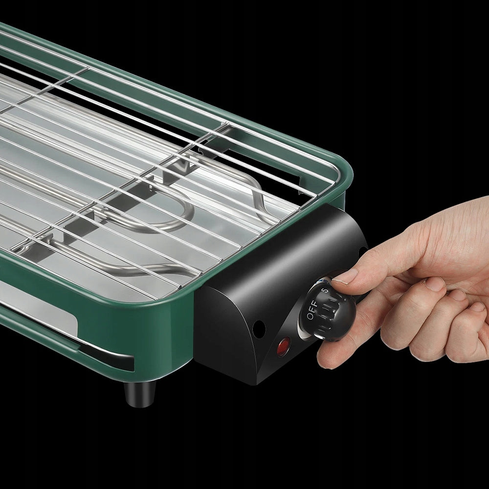 ELECTRIC GARDEN GRILL HIKING PORTABLE LARGE ADJUSTABLE BBQ 1500W Brand no brand