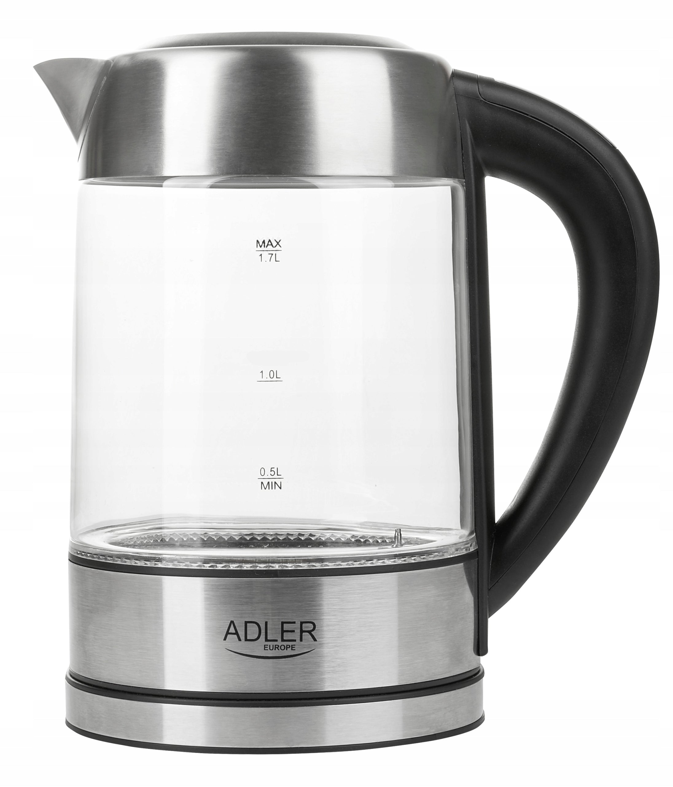 ELECTRIC GLASS KETTLE 2200W 1,7L ADJUSTABLE Power 2200 W