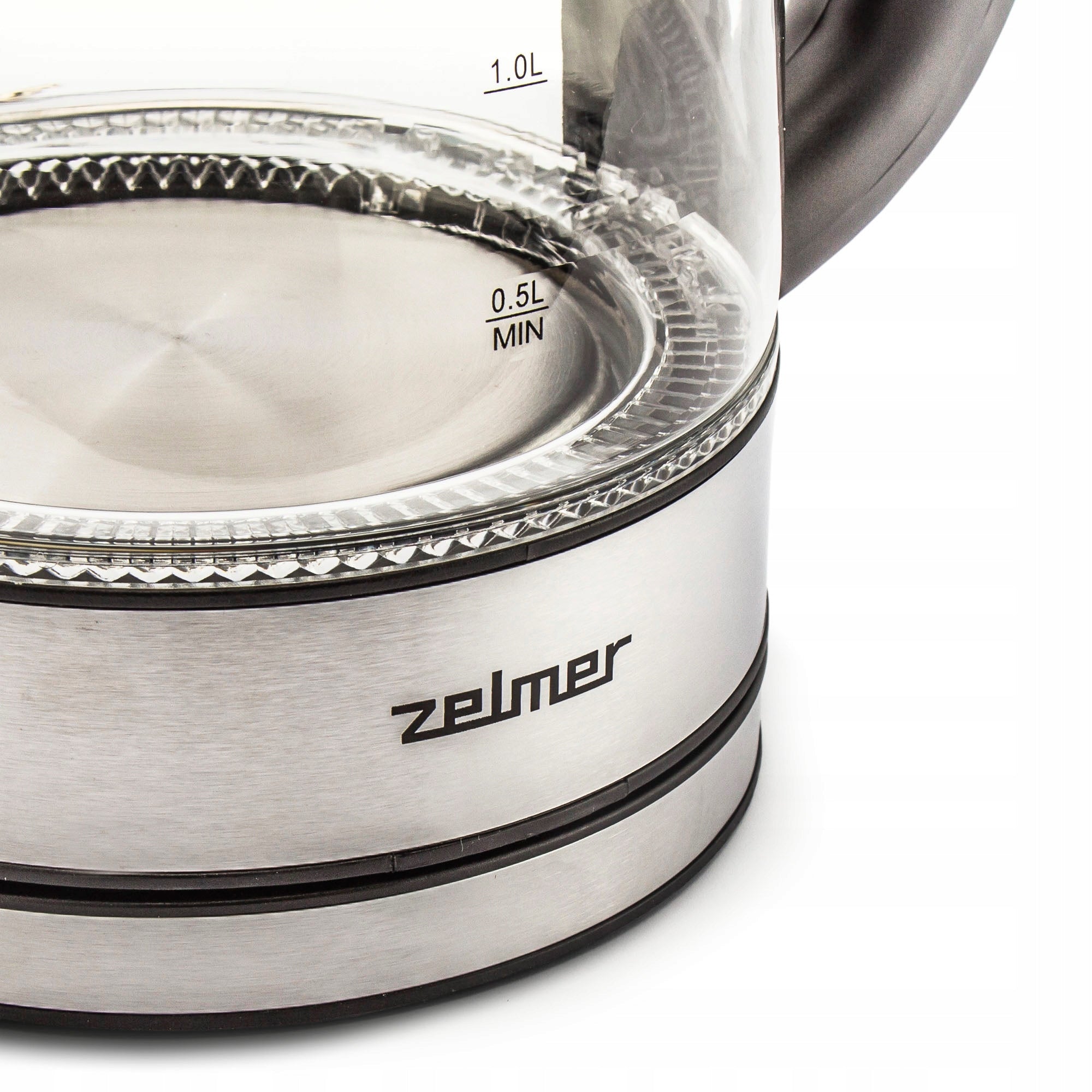 ELECTRIC GLASS KETTLE ZELMER ZCK8024 2200W 1,7L Material metal glass
