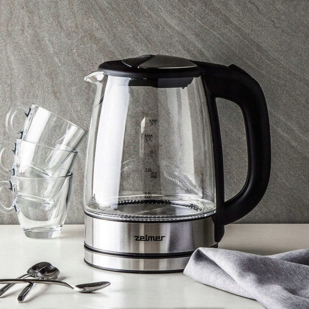 ELECTRIC GLASS KETTLE ZELMER ZCK8024 2200W 1,7L Power 2200 W