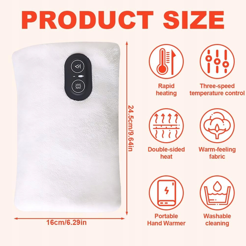 ELECTRIC GRAPHENE HEATING PAD WITH MASSAGE 3 LEVELS OF USB HEAT EAN (GTIN) 5906663133442