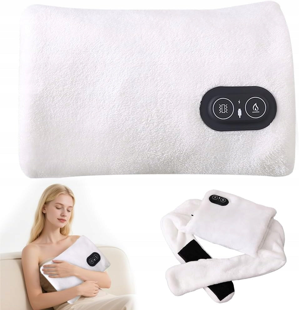 ELECTRIC GRAPHENE HEATING PAD WITH MASSAGE 3 LEVELS OF USB HEAT